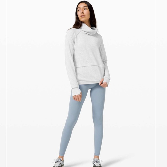 Lululemon Find Your Unwind Pullover Heathered Core Ultra Light Grey - Picture 2 of 13